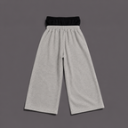Grey Y2K High-Waisted Streetwear Sweatpants