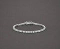 Iced Out Tennis Bracelet – Diamond-Look CZ Bracelet for Men & Women | 2mm–6.5mm Width Options