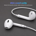 USB-C Wired Earbuds with Microphone & Volume Control – HiFi Stereo In-Ear Headphones for Android, Tablets & Laptops