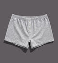 Women's Grey Pajama Booty Shorts