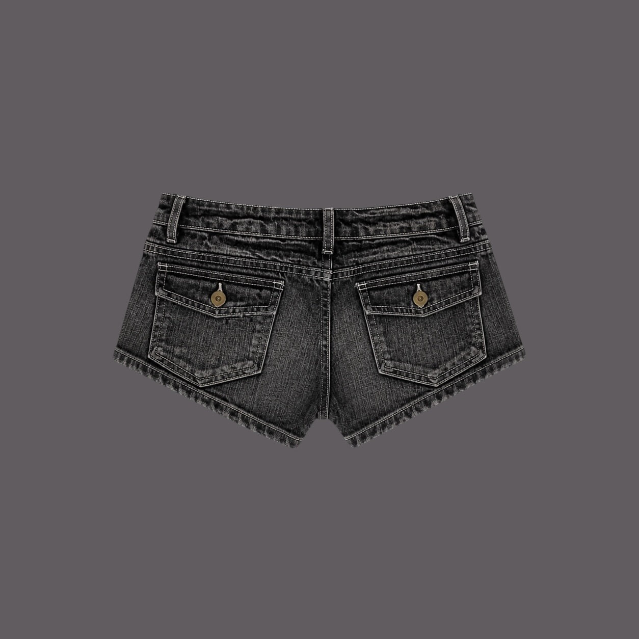Women's Cute Black Mini Jean Shorts