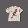 Cherry Blossom Graphic Tee – Oversized Streetwear T-Shirt