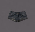Women's Cute Y2K Style Embroidered Design Jean Shorts