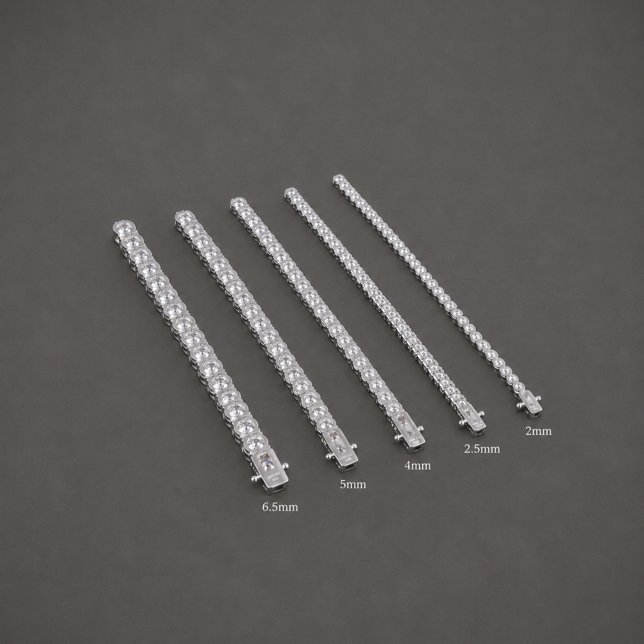 Iced Out Tennis Bracelet – Diamond-Look CZ Bracelet for Men & Women | 2mm–6.5mm Width Options