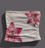 Women's Y2K Pink Flower Tube Top