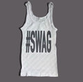 Men's White Y2K #SWAG Tank Top