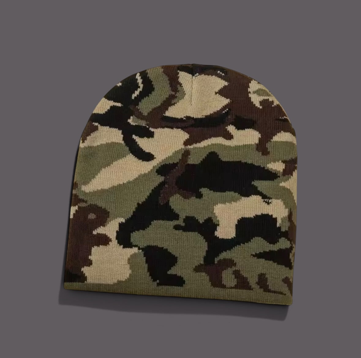 Y2K Camo Beanie