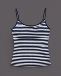 Women's Blue-Striped Tank Top